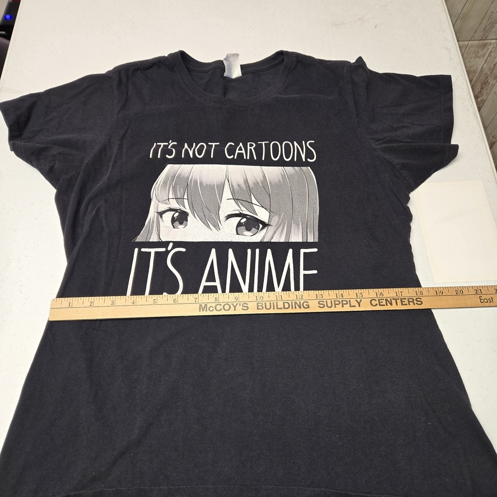 Black Anime Graphic T-Shirt - Picture 5 of 8